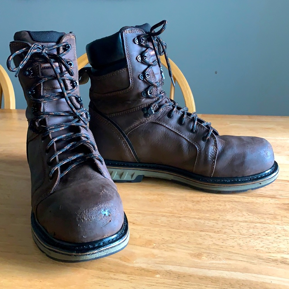 Danner Steel Toe Work Boots Danner Steel Yard 8" Brown ST Men's Size US13